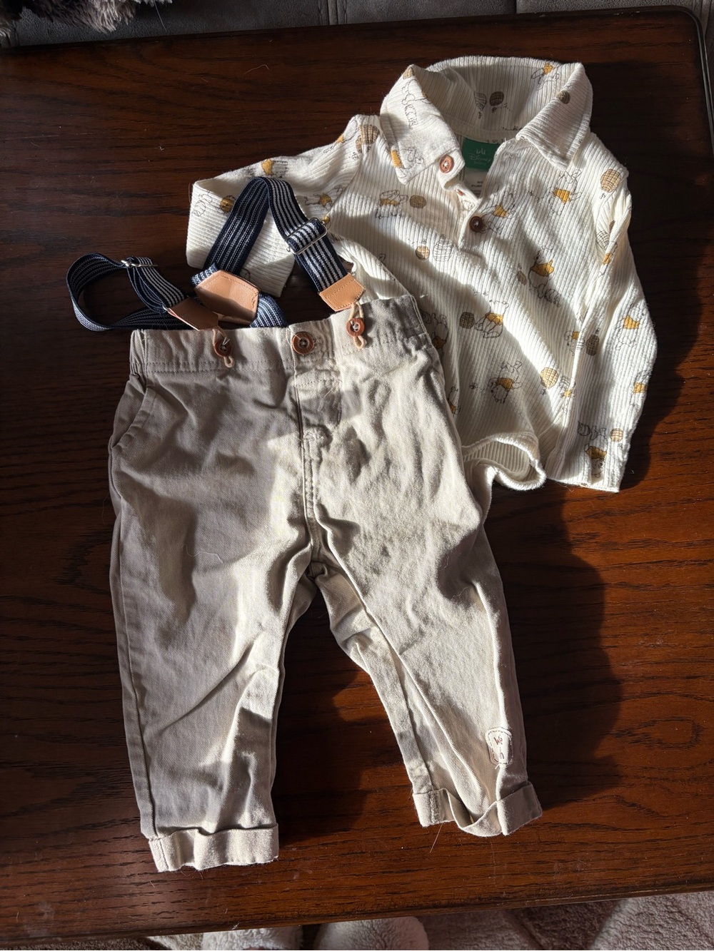 Winnie the Pooh Suspender Pants